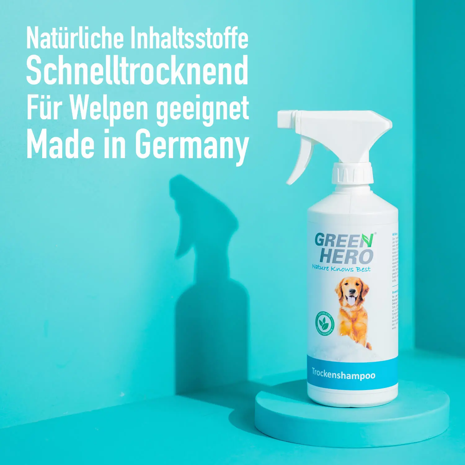 Trockenshampoo für Hunde