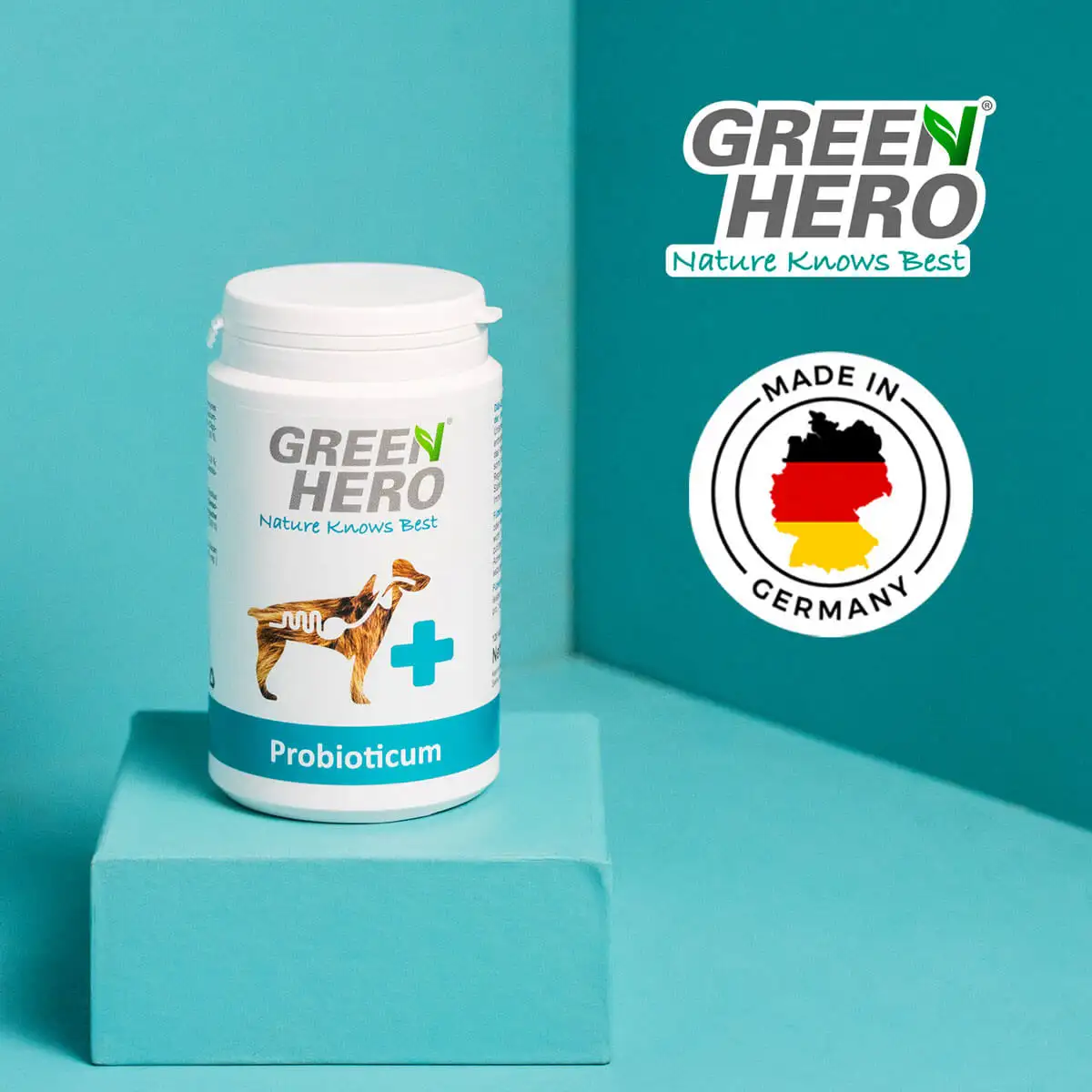 GreenHero® Probioticum für Hunde 120 Tabletten zur Darmsanierung und Darmpflege