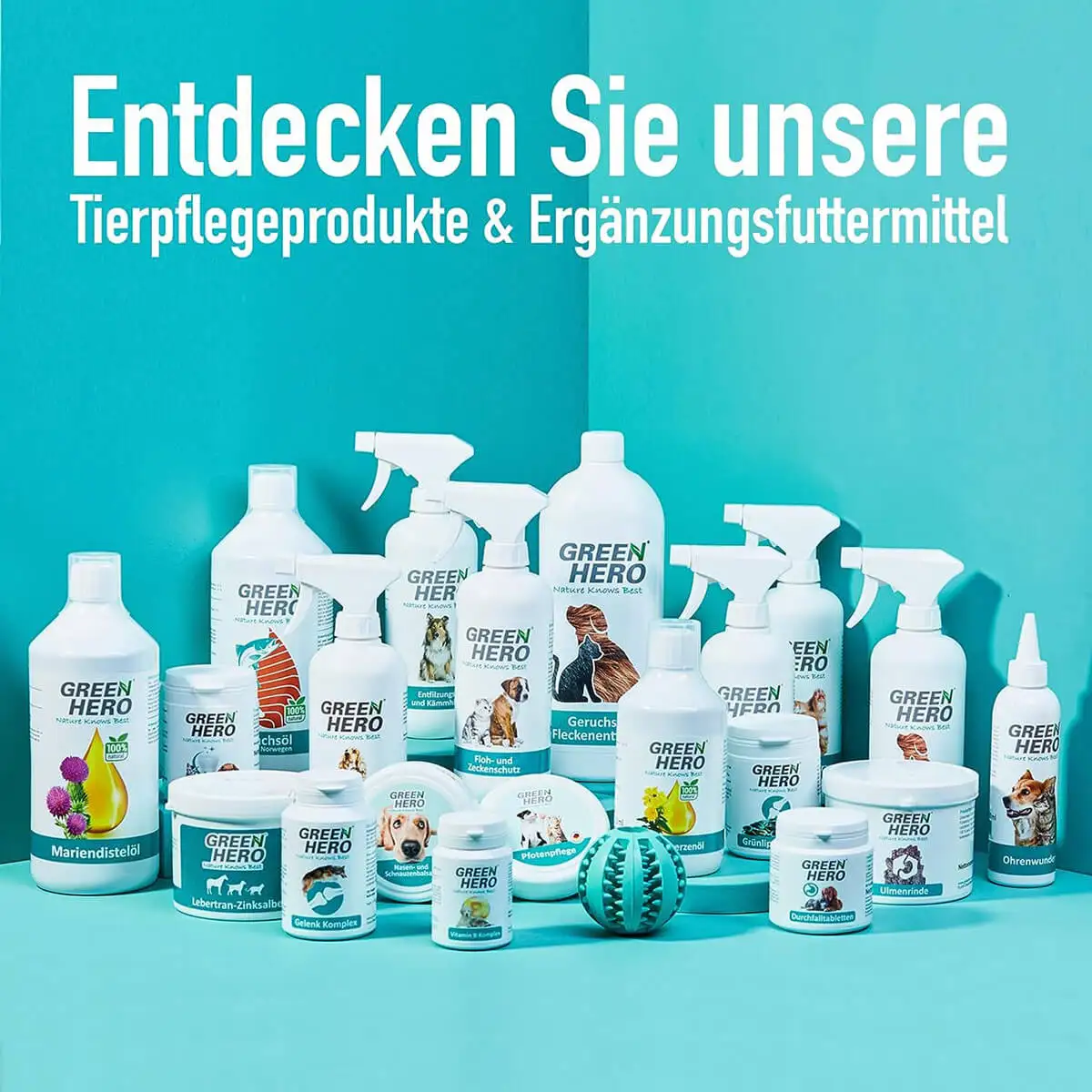 GreenHero® Kokos Fellpflege 250ml mit Kokoswasser gegen Verfilzungen