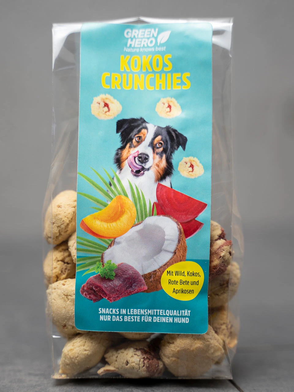 Green Hero Kokos Crunchies – natürlicher Hunde Leckerli