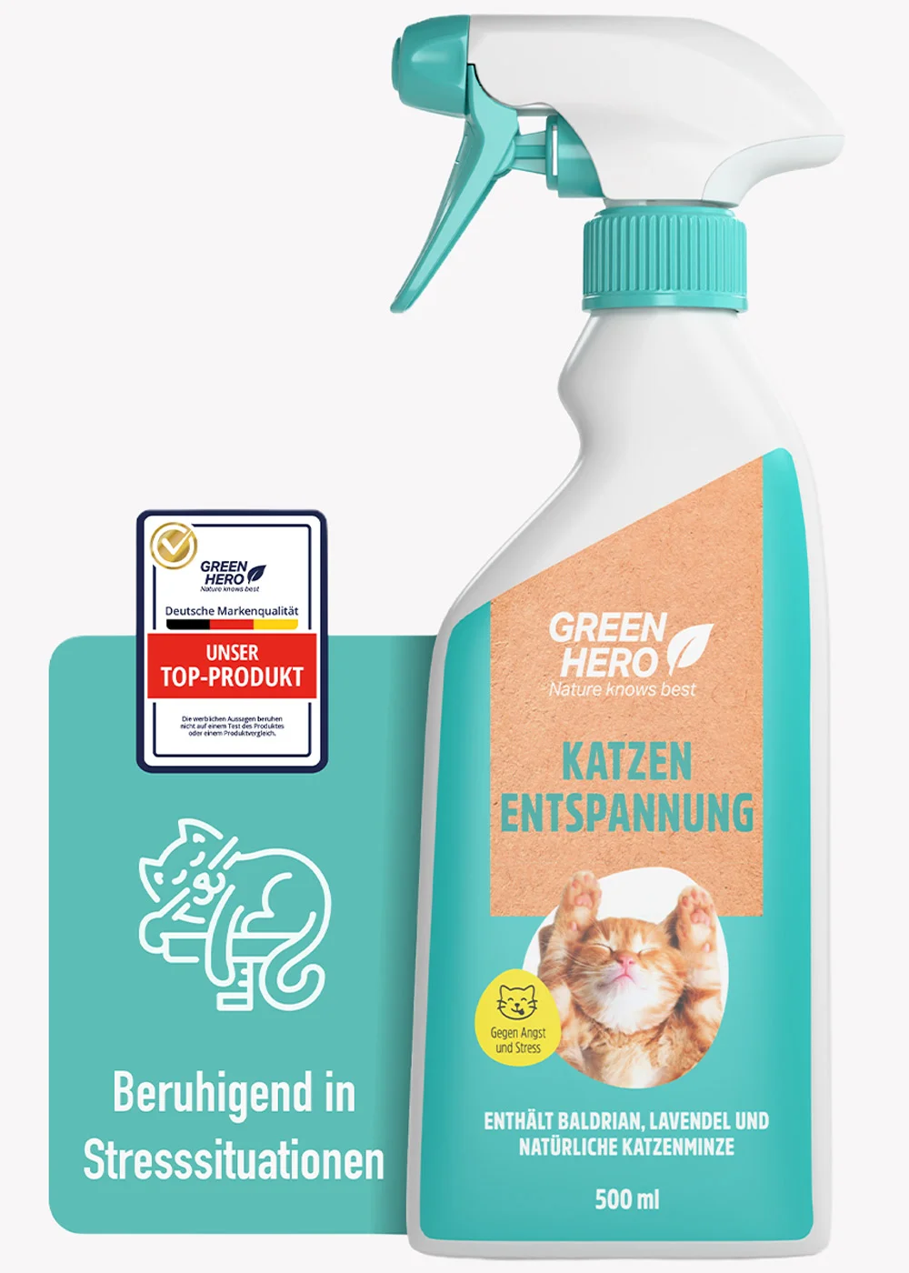 Green Hero Entspannungsspray für Katzen