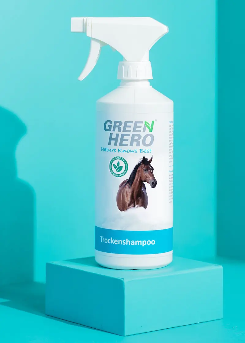 greenhero_pferde_trockenshampoo Trockenshampoo für Pferde
