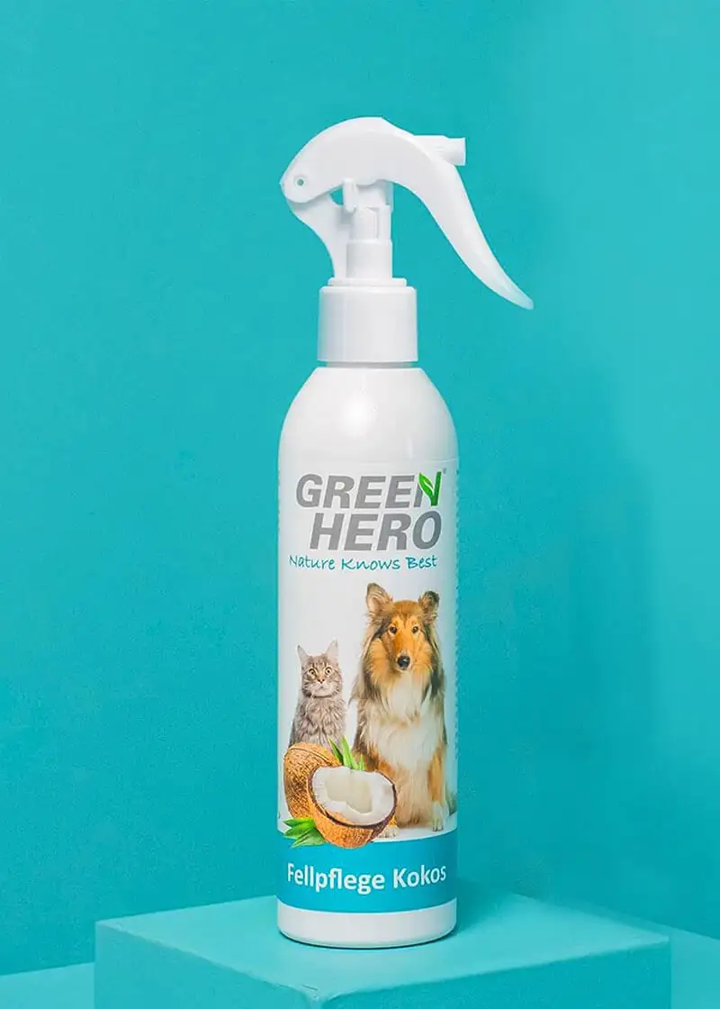 GreenHero® Kokos Fellpflege 250ml mit Kokoswasser gegen Verfilzungen